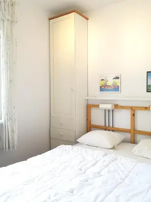 Ein Bett oder Betten in einem Zimmer der Unterkunft Buchengrund Wo 6