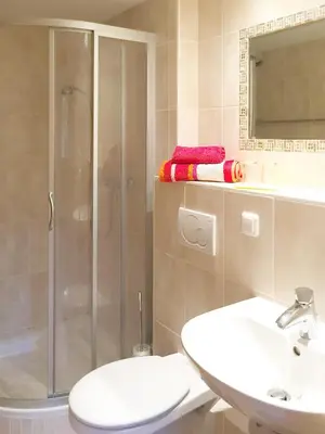 Ein Badezimmer in der Unterkunft Apartment 2 Lili Marleen