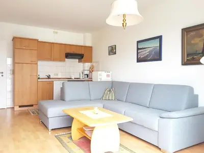Küche/Küchenzeile in der Unterkunft Frieseneck Wohnung 19