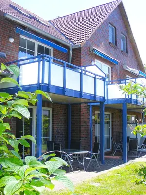 Das Gebäude in dem sich die Ferienwohnung befindet