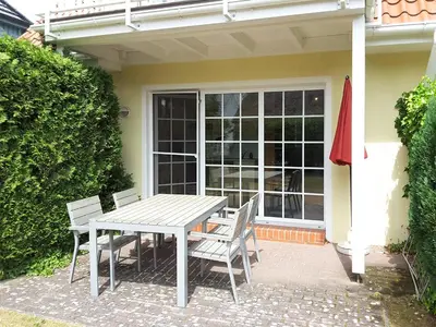Ein Patio oder anderer Außenbereich in der Unterkunft Buchengrund Wo 2
