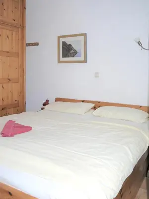 Ein Bett oder Betten in einem Zimmer der Unterkunft Haus Albatros Albatros Wo 2