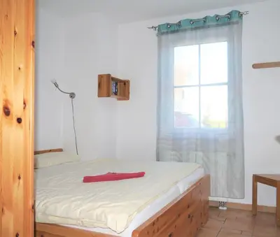 Ein Bett oder Betten in einem Zimmer der Unterkunft Haus Albatros Albatros Wo 2