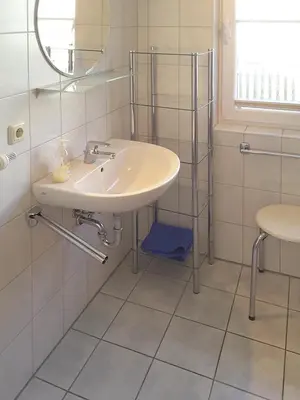 Ein Badezimmer in der Unterkunft Haus Albatros Albatros Wo 1