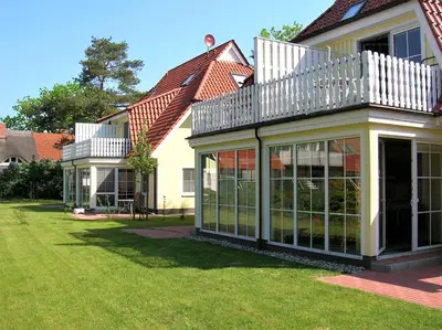 Das Gebäude in dem sich die Ferienwohnung befindet