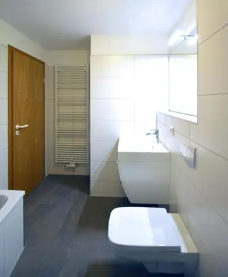 Ein Badezimmer in der Unterkunft Erlengrund 10