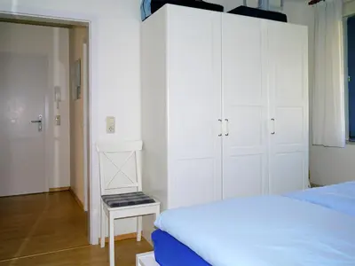 Ein Bett oder Betten in einem Zimmer der Unterkunft Eichenpark Haus 4 Wohnung 1