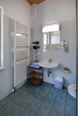 Ein Badezimmer in der Unterkunft Ankerplatz RH 5