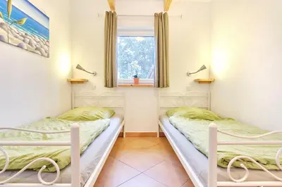 Ein Bett oder Betten in einem Zimmer der Unterkunft Auszeit