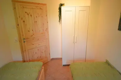 Ein Bett oder Betten in einem Zimmer der Unterkunft Sommerlust
