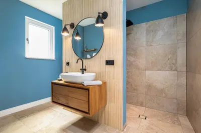 Ein Badezimmer in der Unterkunft Strand Hus