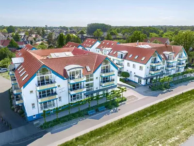 Das Gebäude in dem sich die Ferienwohnung befindet