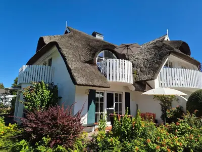 Das Gebäude in dem sich die Ferienwohnung befindet