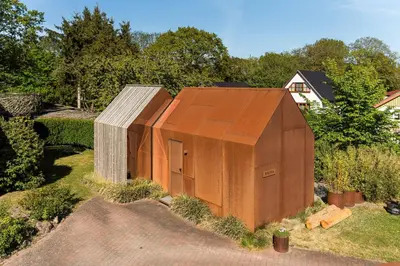 Das Gebäude in dem sich die Ferienwohnung befindet