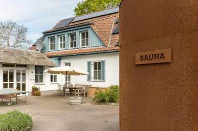 Das Gebäude in dem sich die Ferienwohnung befindet