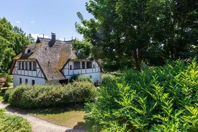 Ein Garten an der Unterkunft Steuerbord