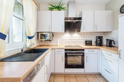 Küche/Küchenzeile in der Unterkunft Ferienhaus 