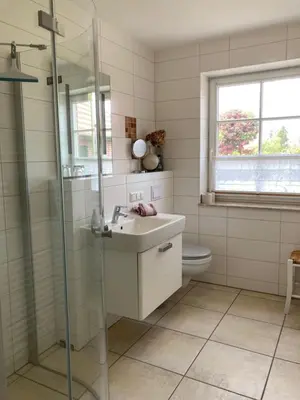 Ein Badezimmer in der Unterkunft Atelierwohnung Götze