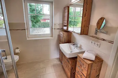 Ein Badezimmer in der Unterkunft Ostseekristall - a63391