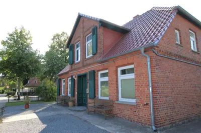 Das Gebäude in dem sich die Ferienwohnung befindet