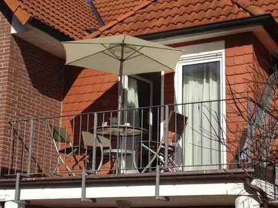 Das Gebäude in dem sich die Ferienwohnung befindet