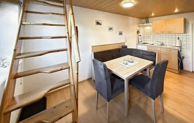 Küche/Küchenzeile in der Unterkunft Ferienhaus für 2 Personen mit Terrasse