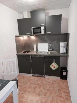 Küche/Küchenzeile in der Unterkunft Ferienhaus für 2 Personen mit Terrasse