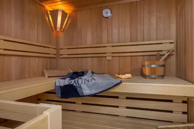 Grundriss der Unterkunft Küstenglück Zingst - hochwertiges Ferienhaus nahe Strand mit Garten & Kamin