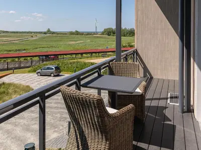 Ein Balkon oder eine Terrasse in der Unterkunft Alte Seefahrtschule App 39 