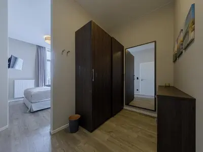 Ein Bett oder Betten in einem Zimmer der Unterkunft Alte Seefahrtschule App 39 
