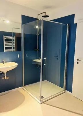 Ein Badezimmer in der Unterkunft Ferienhaus Landleven