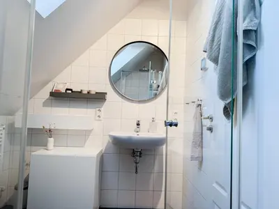 Ein Badezimmer in der Unterkunft Whg 16 - Sol - b71175