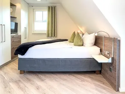 Ein Bett oder Betten in einem Zimmer der Unterkunft Ferienhaus Witzki