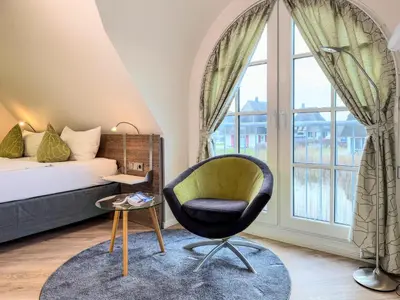 Ein Sitzbereich in der Unterkunft Ferienhaus Witzki