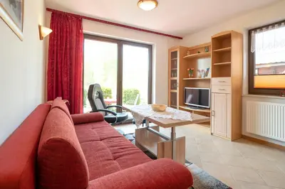 TV/Unterhaltungsangebot in der Unterkunft Haus Ahrens Wohnung 2