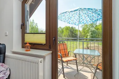 Ein Balkon oder eine Terrasse in der Unterkunft Haus Ahrens Wohnung 5