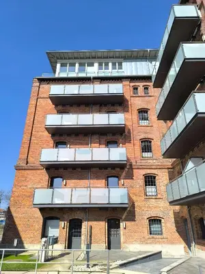 Das Gebäude in dem sich die Ferienwohnung befindet