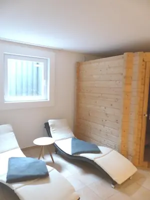 Ein Bett oder Betten in einem Zimmer der Unterkunft Achtern Diek Haus 1a