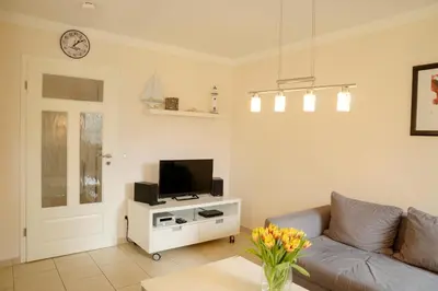 TV/Unterhaltungsangebot in der Unterkunft Kavelweg 33a Villa Arielle Wohnung 2