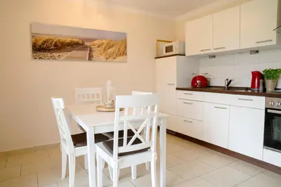 Küche/Küchenzeile in der Unterkunft Kavelweg 33a Villa Arielle Wohnung 2