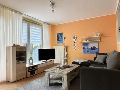 TV/Unterhaltungsangebot in der Unterkunft Birkenstraße 11a Wohnung 2 - Lütte Uttied