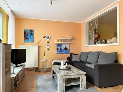 TV/Unterhaltungsangebot in der Unterkunft Birkenstraße 11a Wohnung 2 - Lütte Uttied