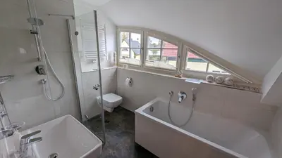 Ein Badezimmer in der Unterkunft Haus Kiek in Kirr