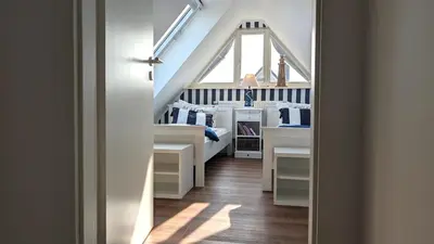 Ein Bett oder Betten in einem Zimmer der Unterkunft Haus Kiek in Kirr