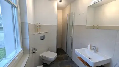 Ein Badezimmer in der Unterkunft Haus Kiek in Kirr