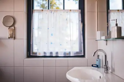 Ein Badezimmer in der Unterkunft Wiesenstraße 21a Haus Zum Kranich