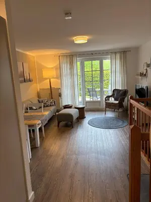 Küche/Küchenzeile in der Unterkunft Achtern Diek Haus 3b Wohnung 3