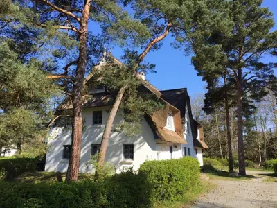 Das Gebäude in dem sich die Ferienwohnung befindet