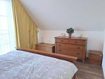 Ein Bett oder Betten in einem Zimmer der Unterkunft Fischmarkt 1 Wohnung 3