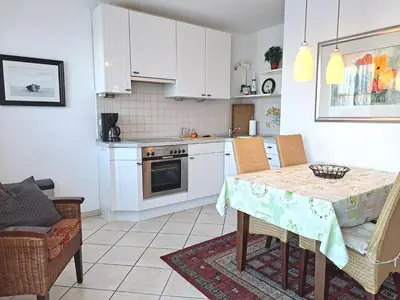 Küche/Küchenzeile in der Unterkunft Fischmarkt 1 Wohnung 3
